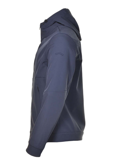 Hooded Softshell Jacket Navy