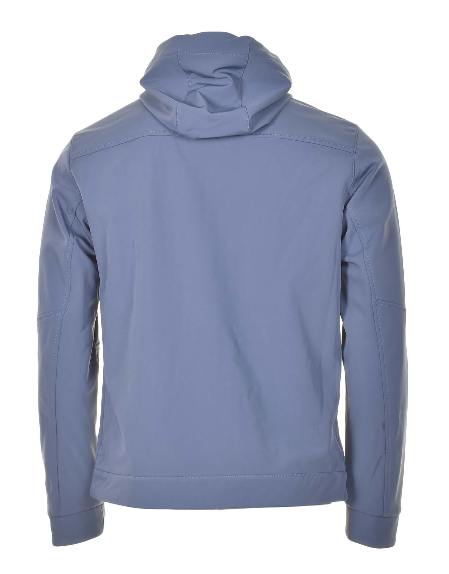 Hooded Softshell Jacket Blue