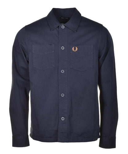 Twill Overshirt Navy