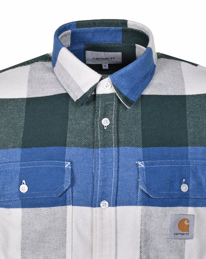 Long Sleeve Lyman Check Shirt Discovery Green