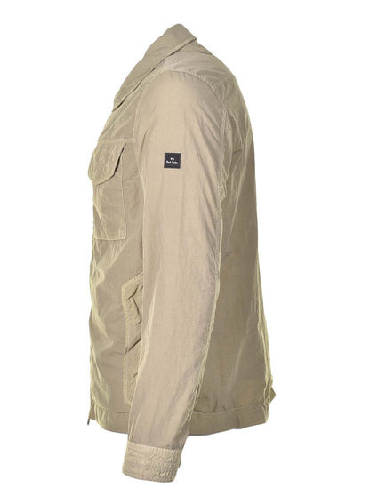 Full Zip Nylon Jacket Medium Beige