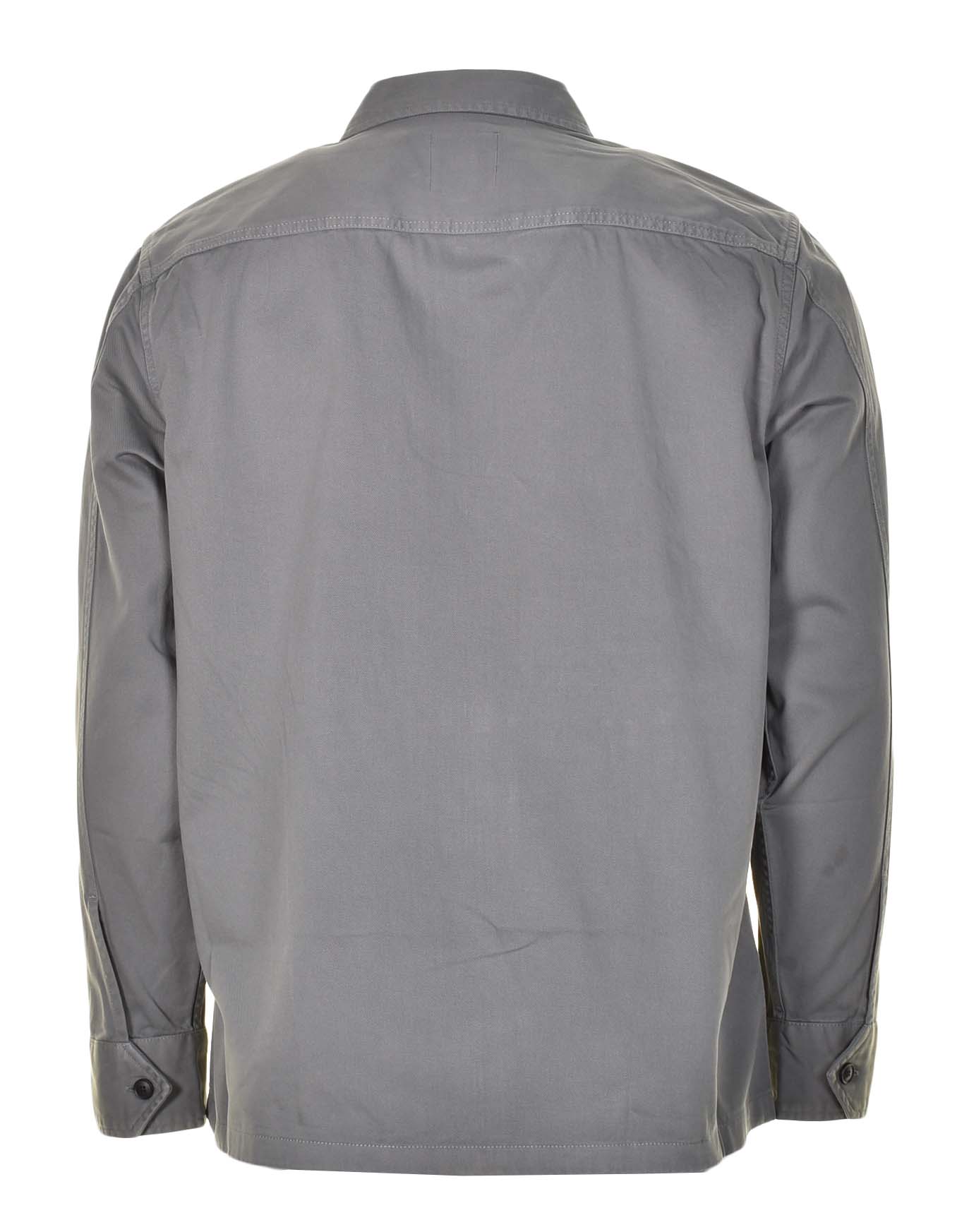 Lovel Zip Overshirt 076 Open Grey