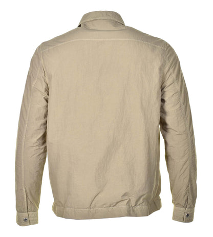 Full Zip Nylon Jacket Medium Beige