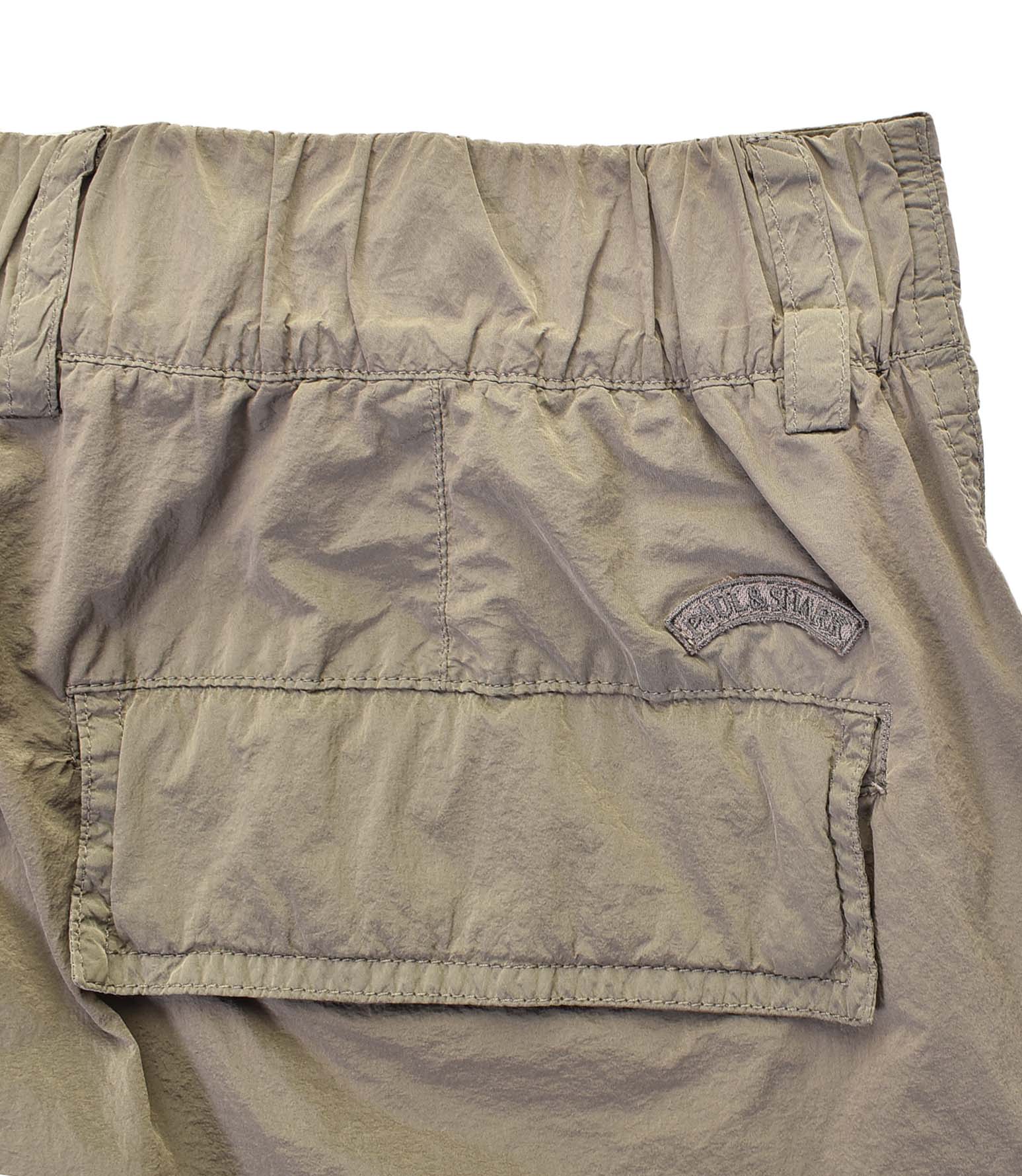 Nylon Cargo Shorts Khaki