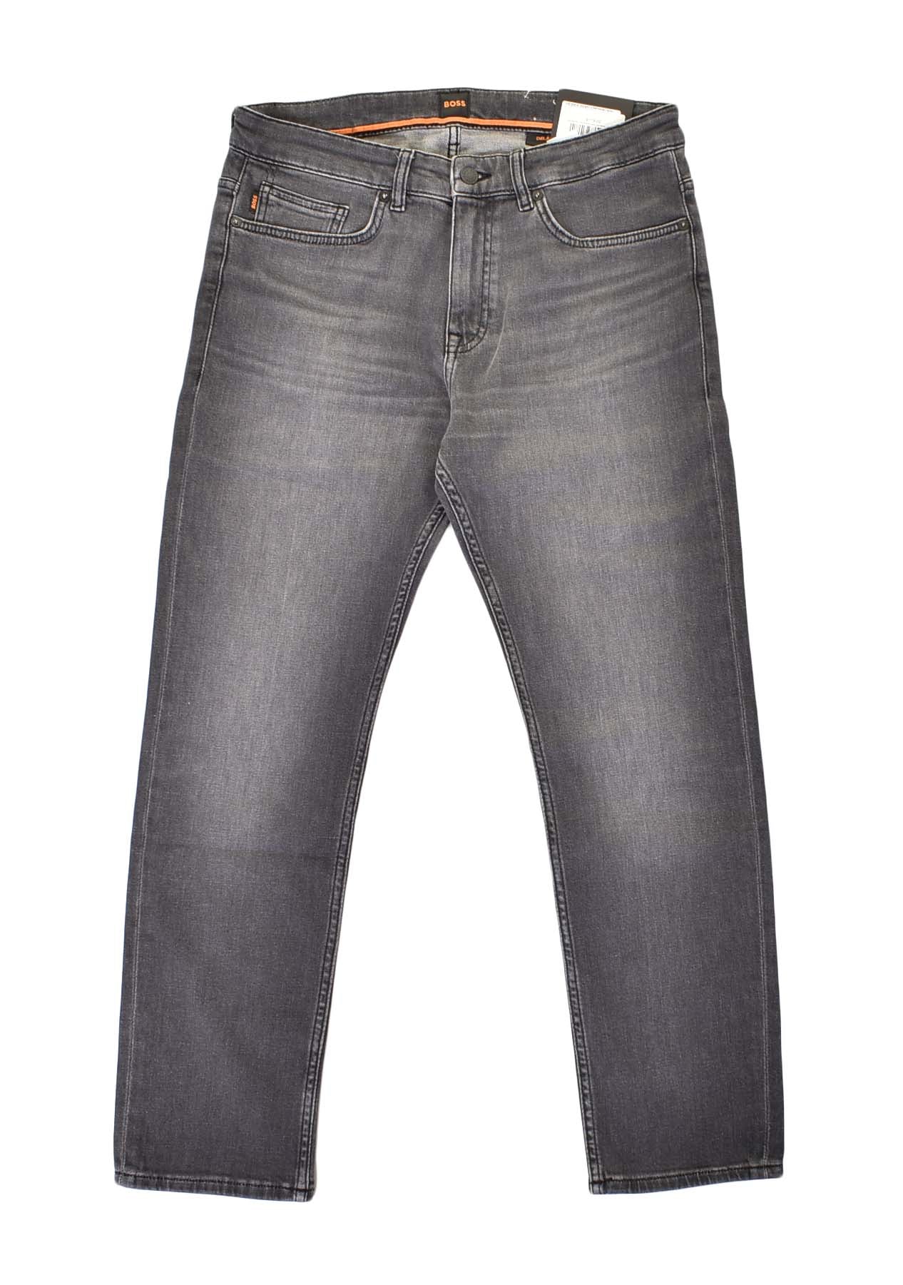 Delaware Slim Fit Stretch Jeans 040 Silver