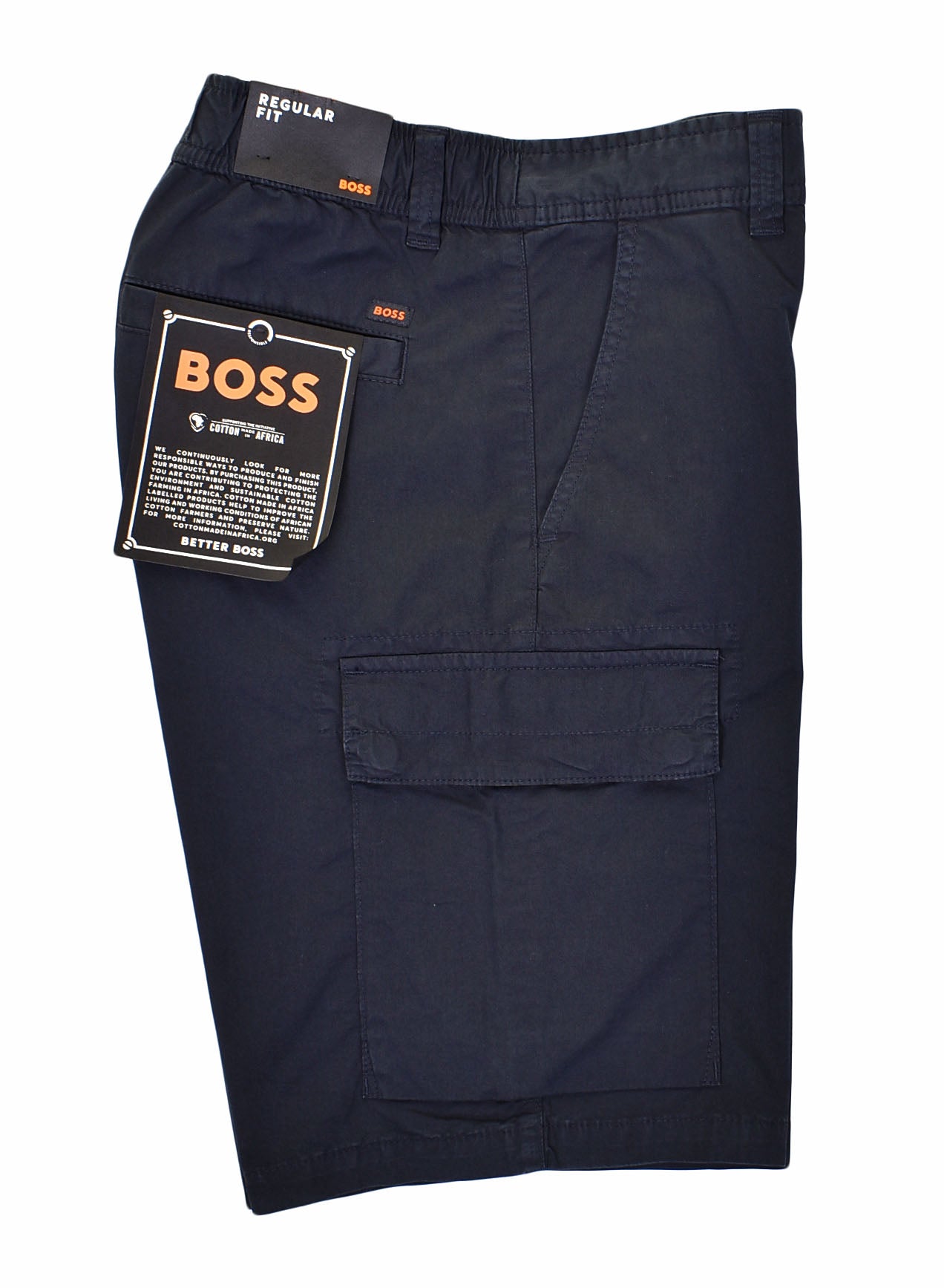 Hugo Boss Boy's offers Cargo Black Denim Shorts NWT