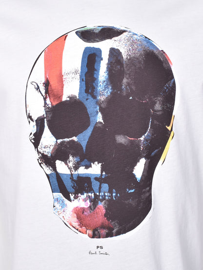 Regular Fit Skull T Shirt White