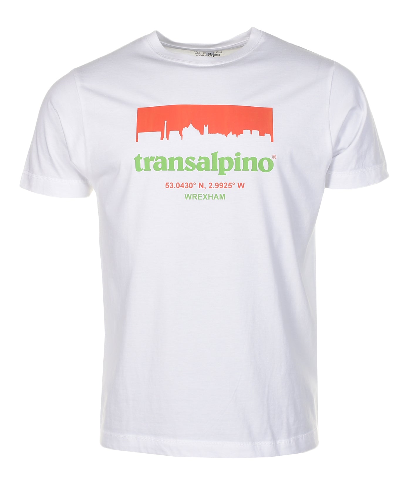 Wrexham Skyline T Shirt White