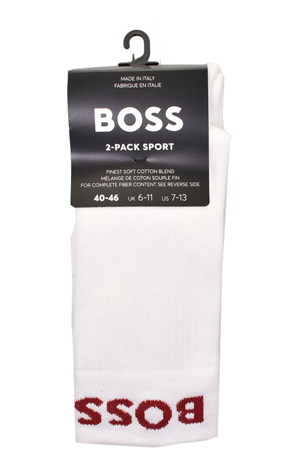 2 Pack RS Sport Socks White