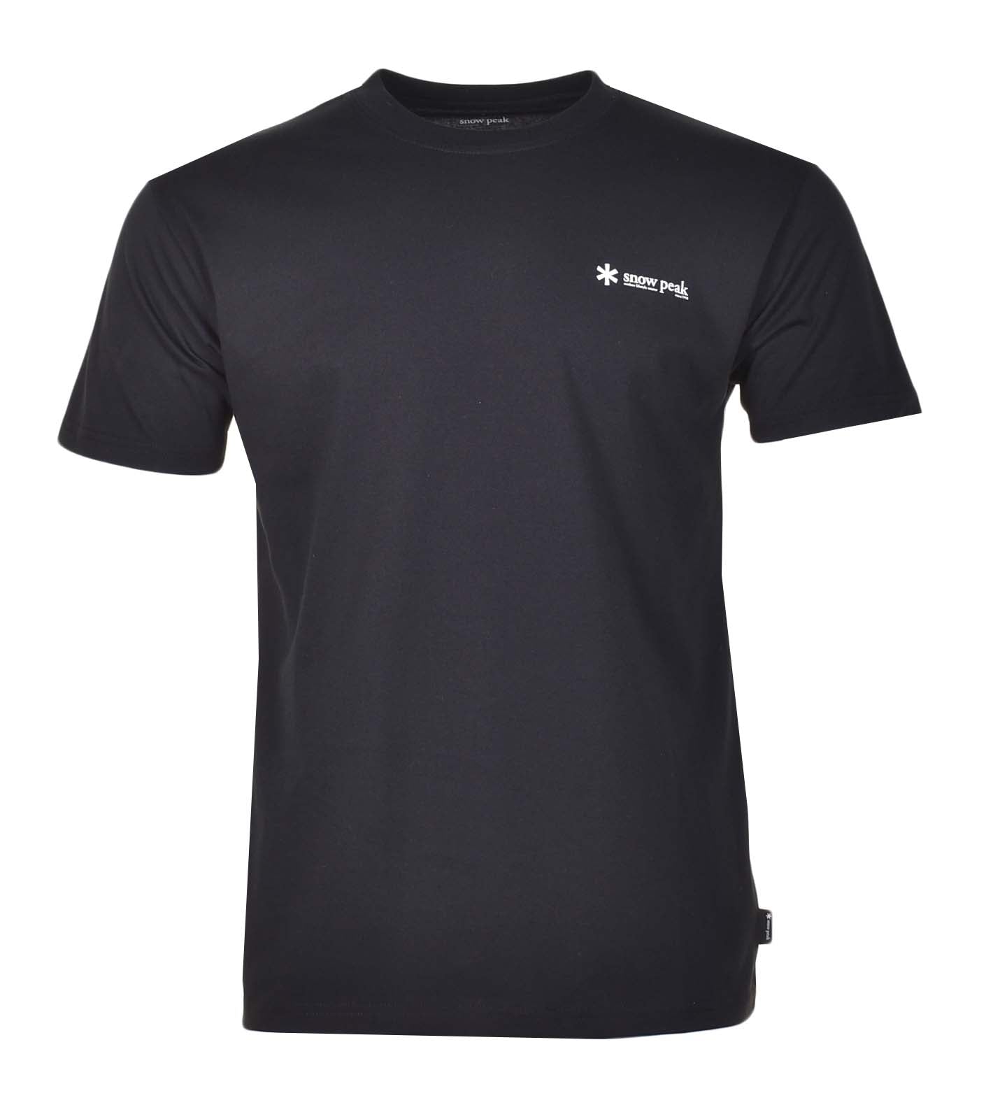 Snow Peak Logo T Shirt Black