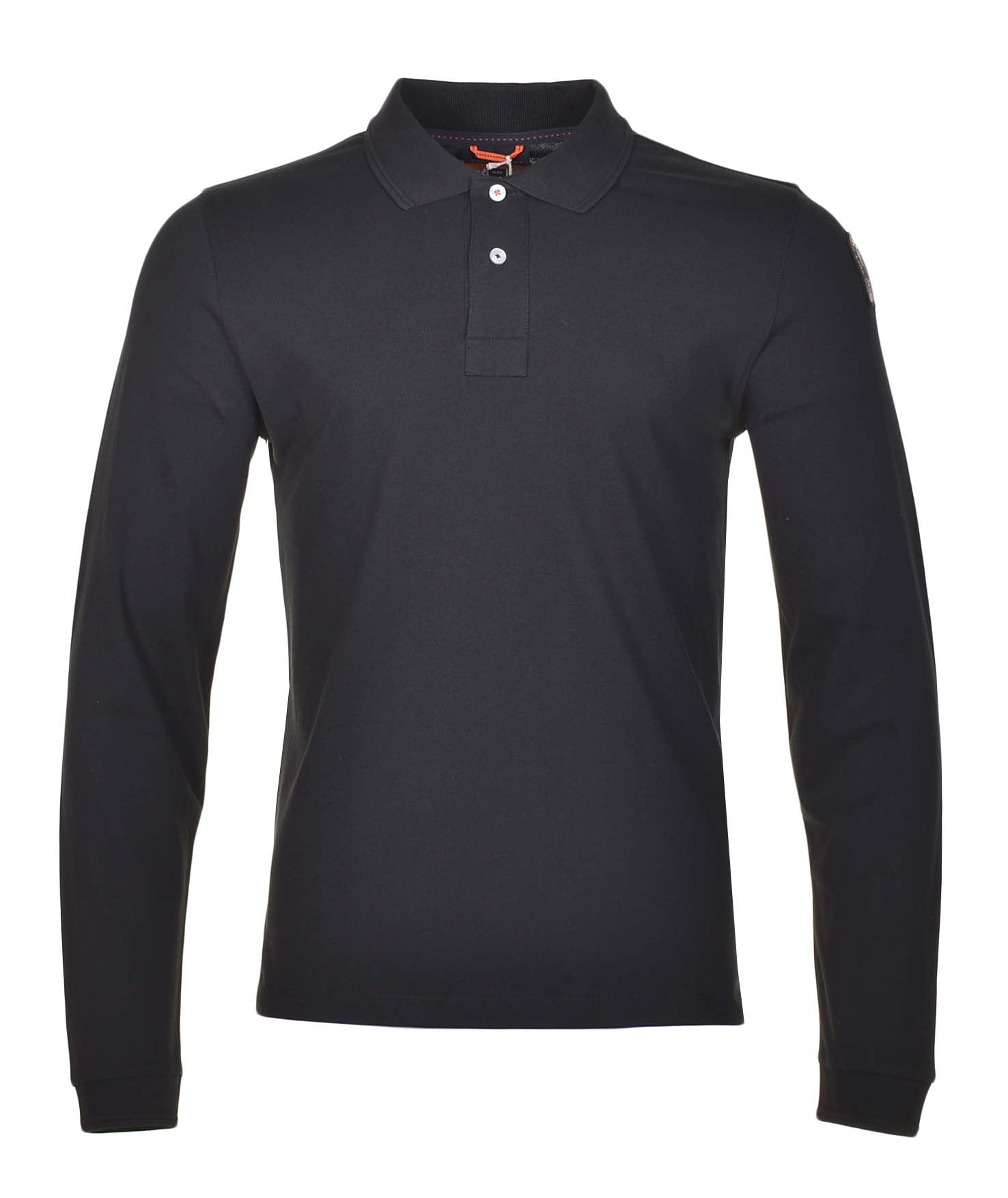 Oberon Long Sleeve Polo Black