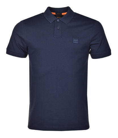 Passenger Short Sleeve Polo Shirt Dark Blue