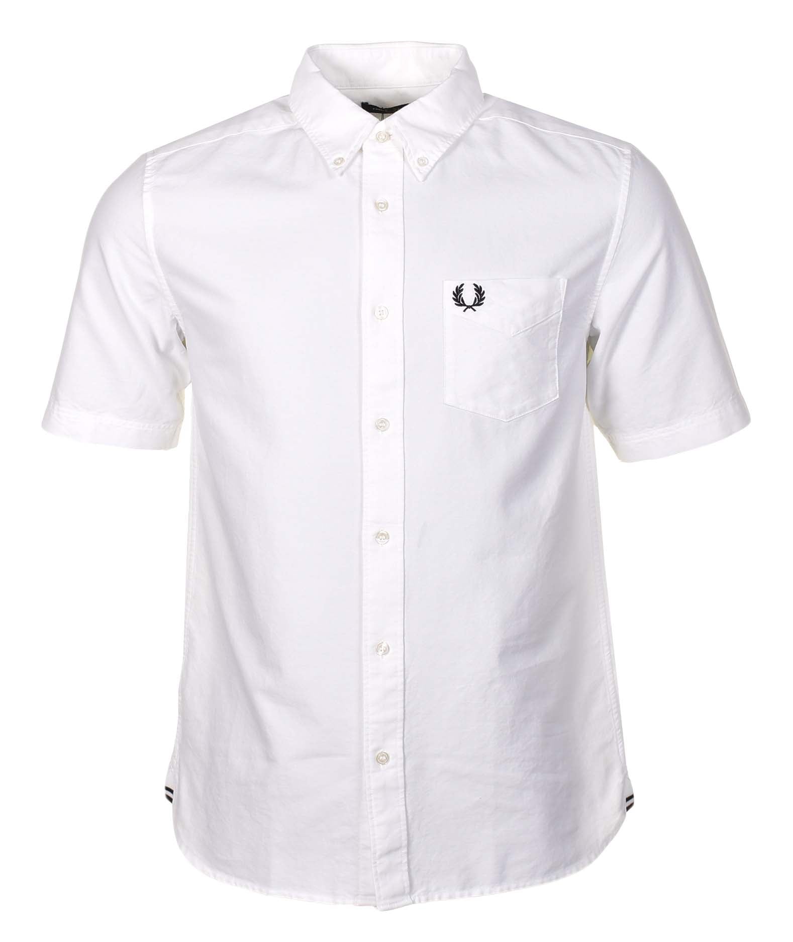 Short Sleeve Oxford Shirt White