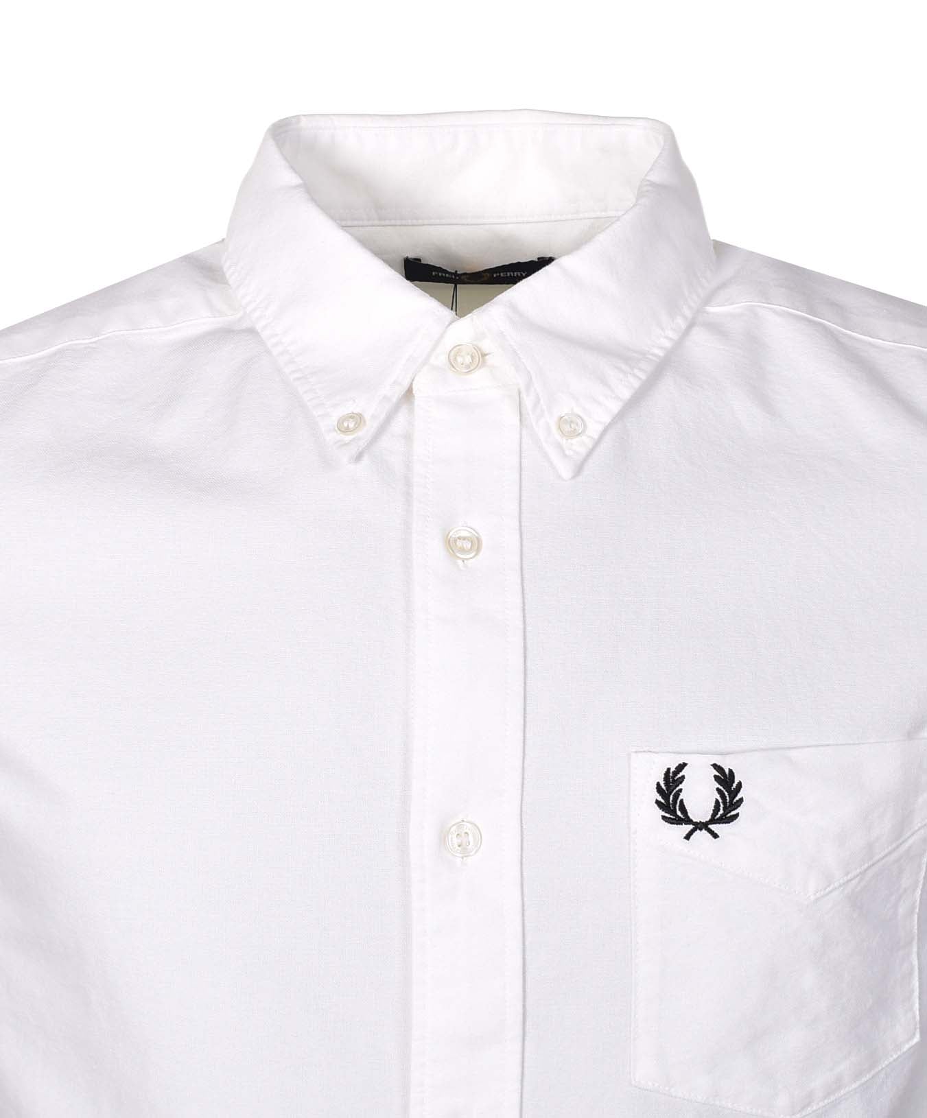 Short Sleeve Oxford Shirt White