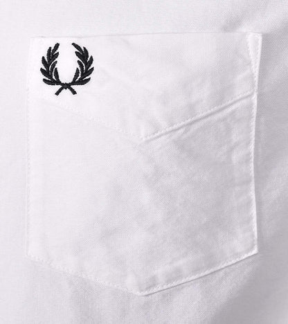 Short Sleeve Oxford Shirt White