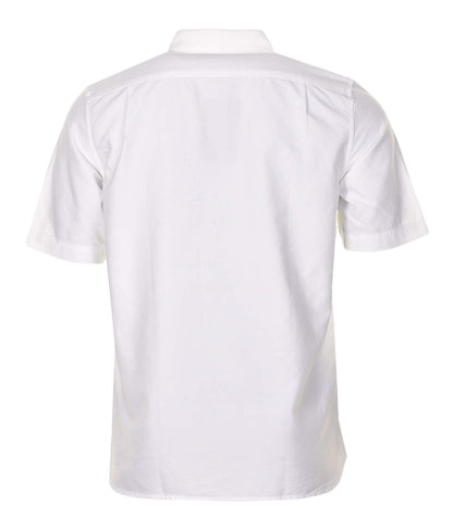 Short Sleeve Oxford Shirt White