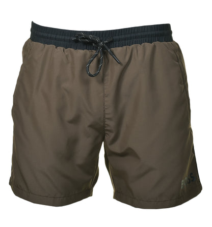 Starfish Swim Shorts Open Green