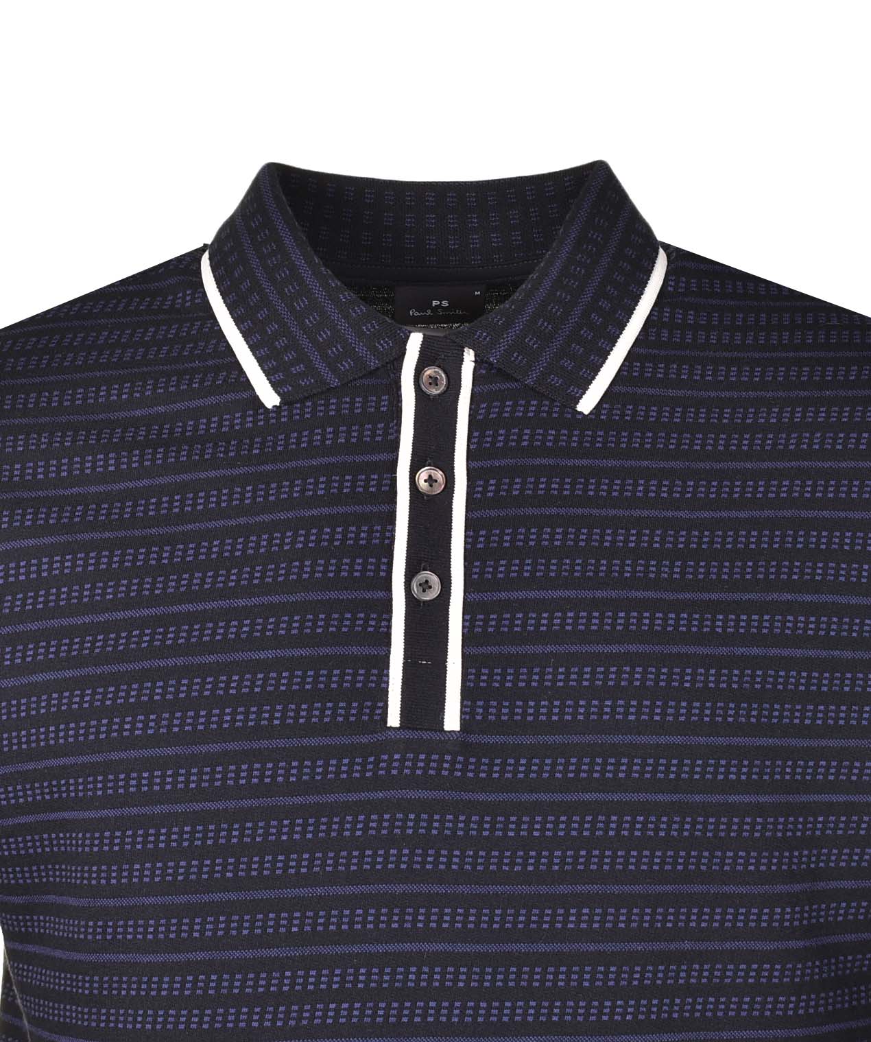 Regular Fit SS Stripe Polo Shirt Black