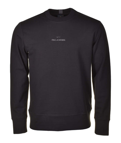 Silver Branding Sweatshirt Black