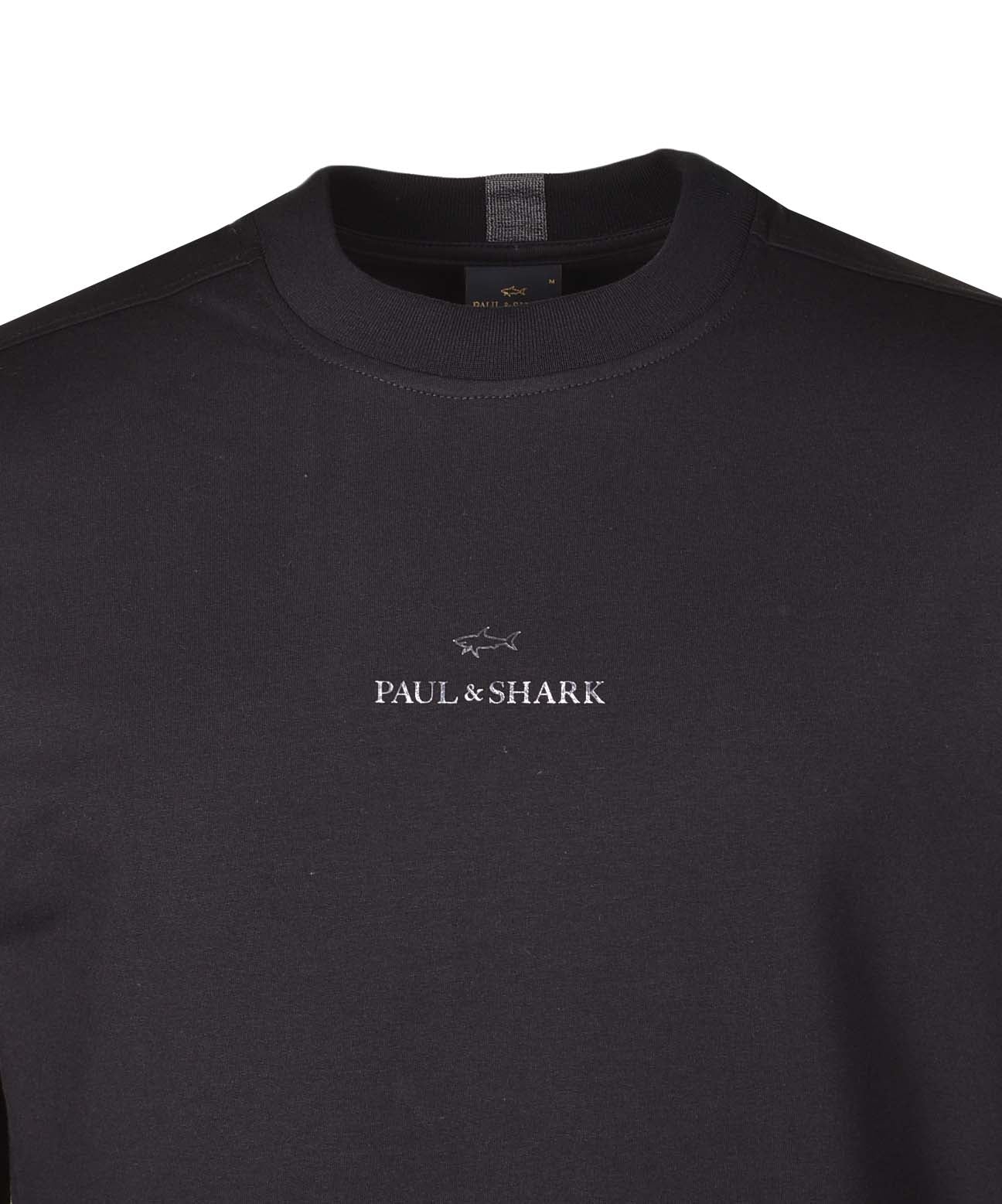 Silver Branding Sweatshirt Black