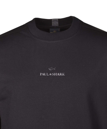 Silver Branding Sweatshirt Black