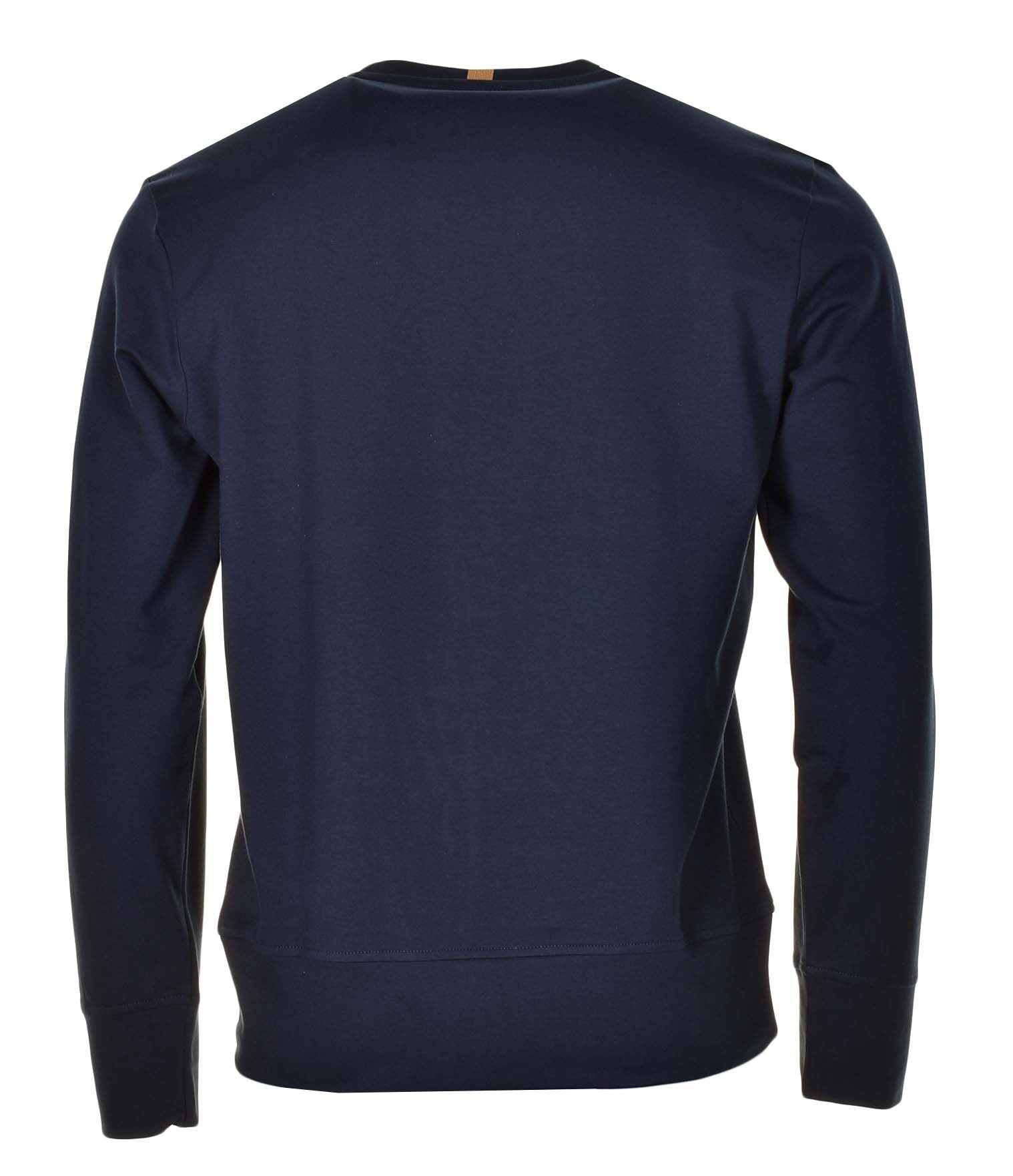 Gold Branding Sweatshirt Navy