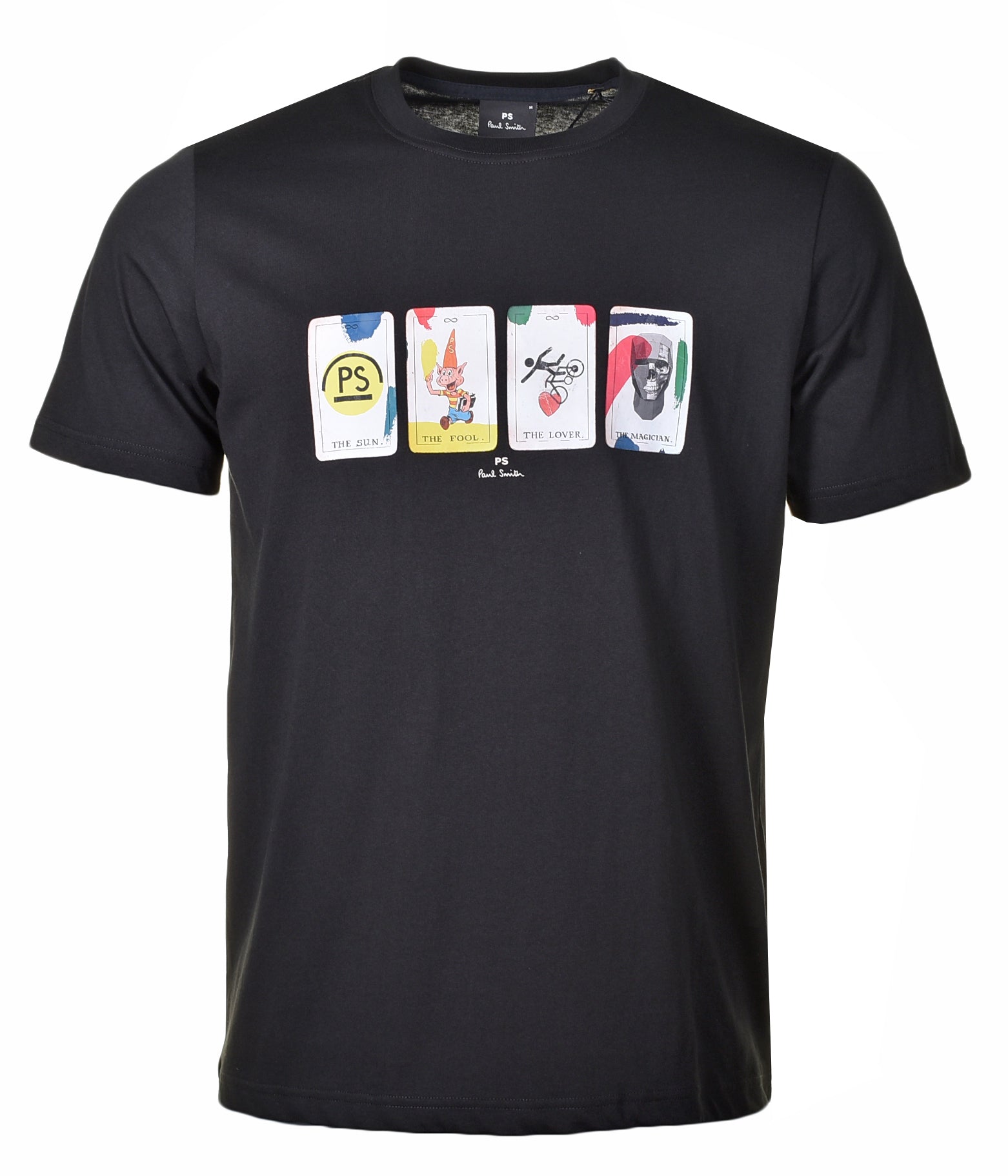 Regular Fit Ps Tarot T Shirt Black