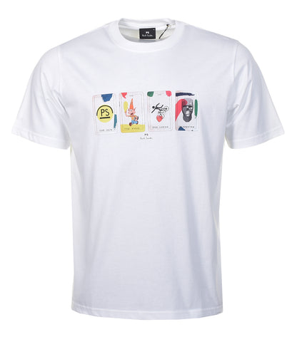 Regular Fit Ps Tarot T Shirt White