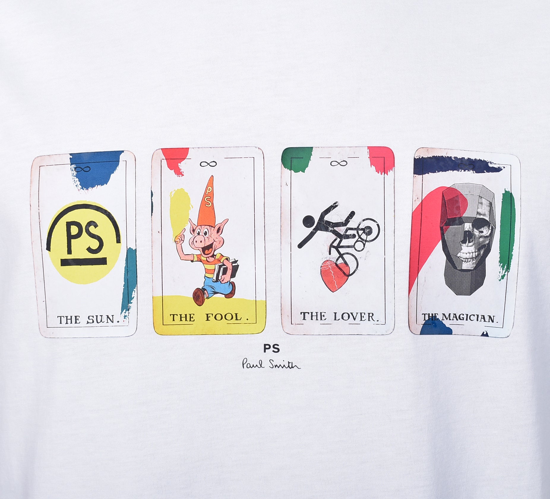 Regular Fit Ps Tarot T Shirt White