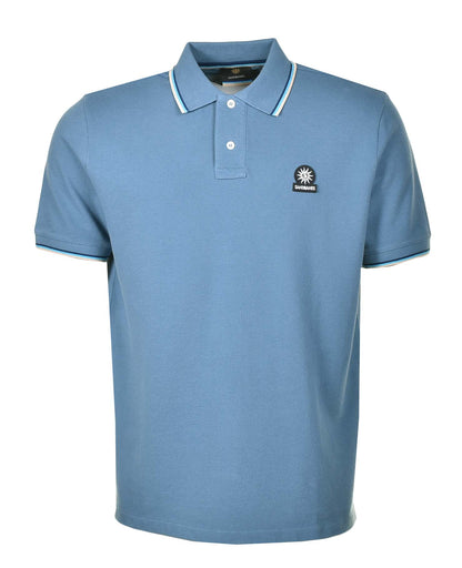 Short Sleeve Tipped Polo Shirt Teal