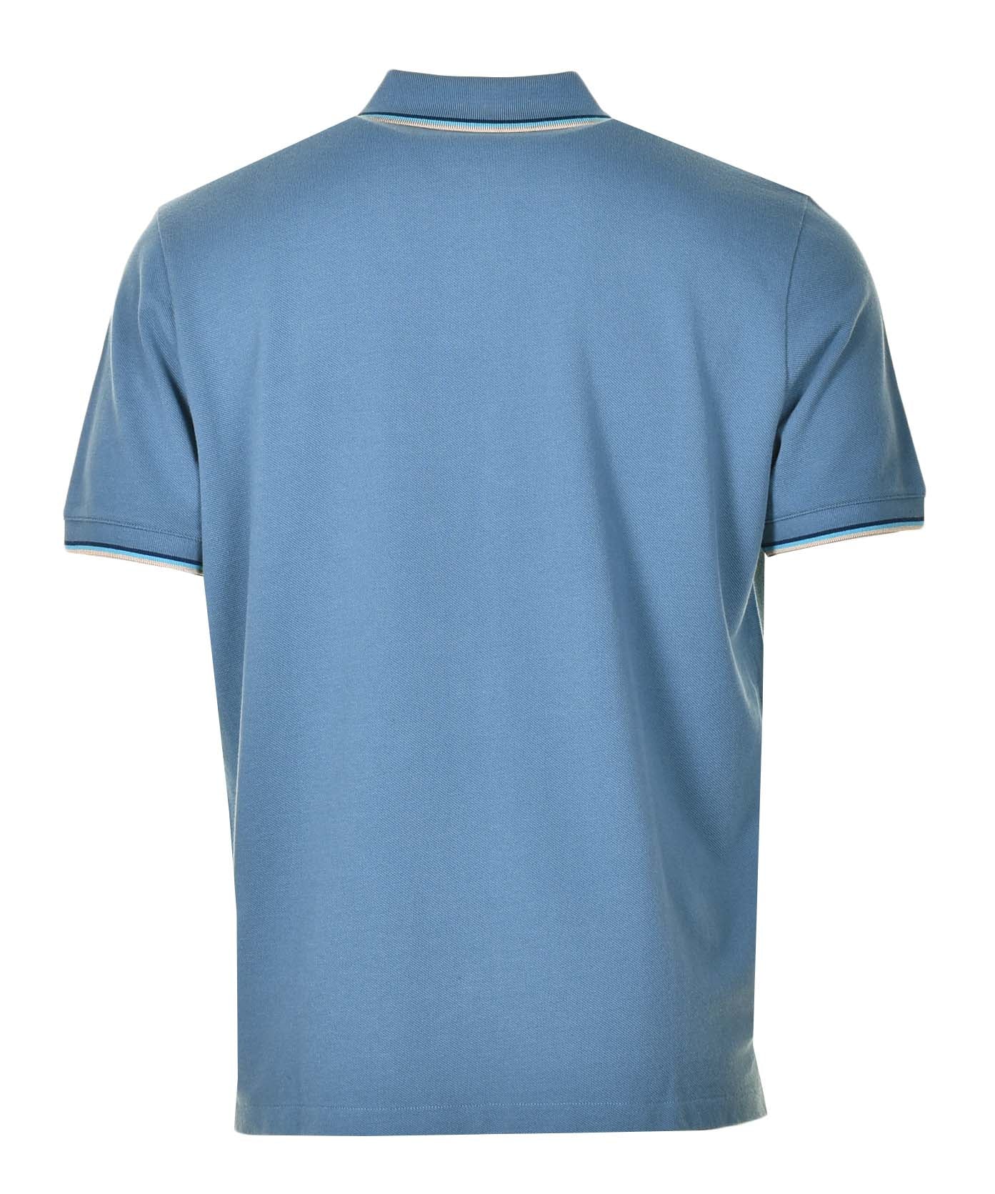 Short Sleeve Tipped Polo Shirt Teal