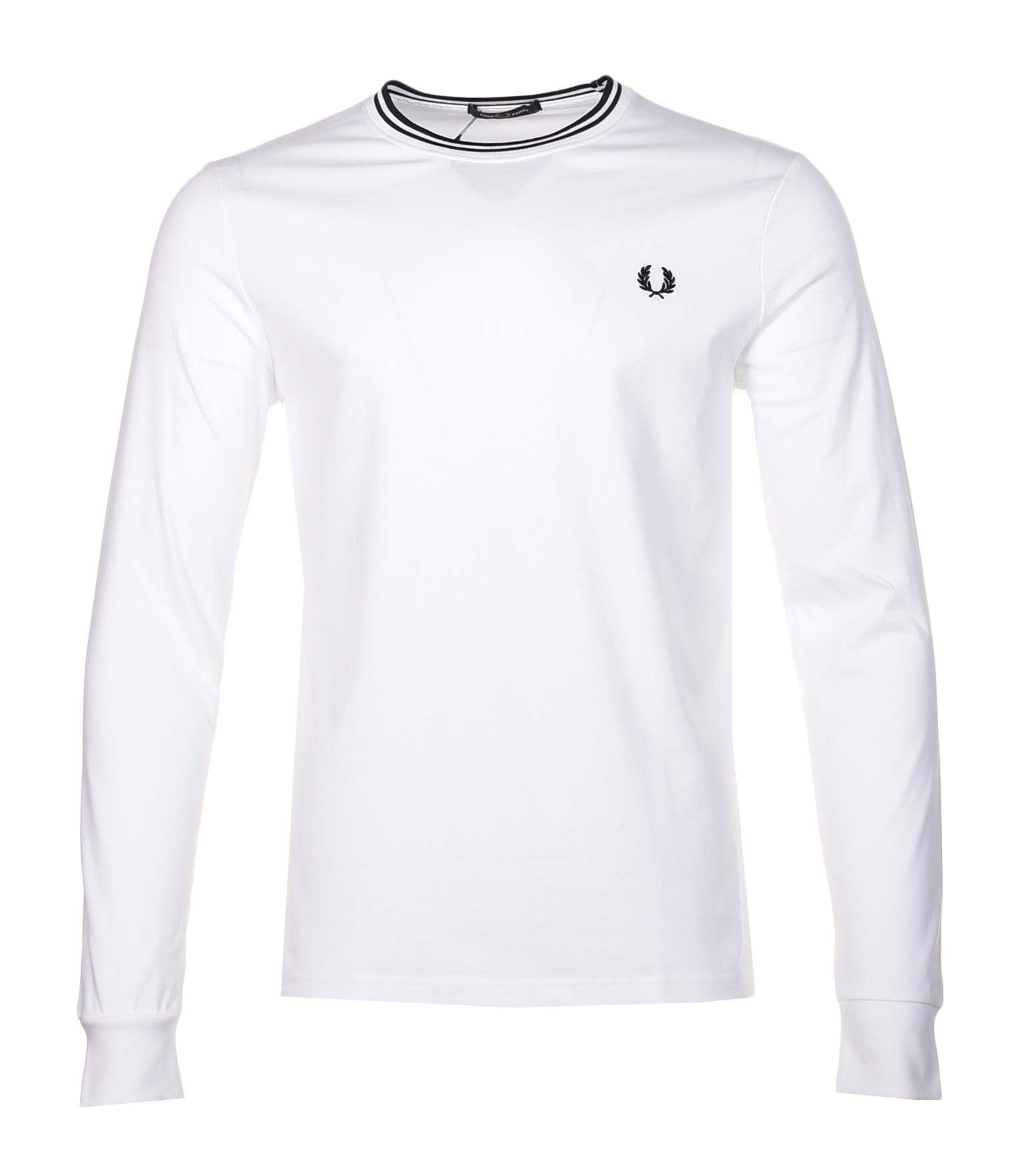 Long Sleeve Twin Tipped T Shirt White