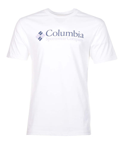 CSC Basic Logo Short Sleeve  Graphic T Shirt White