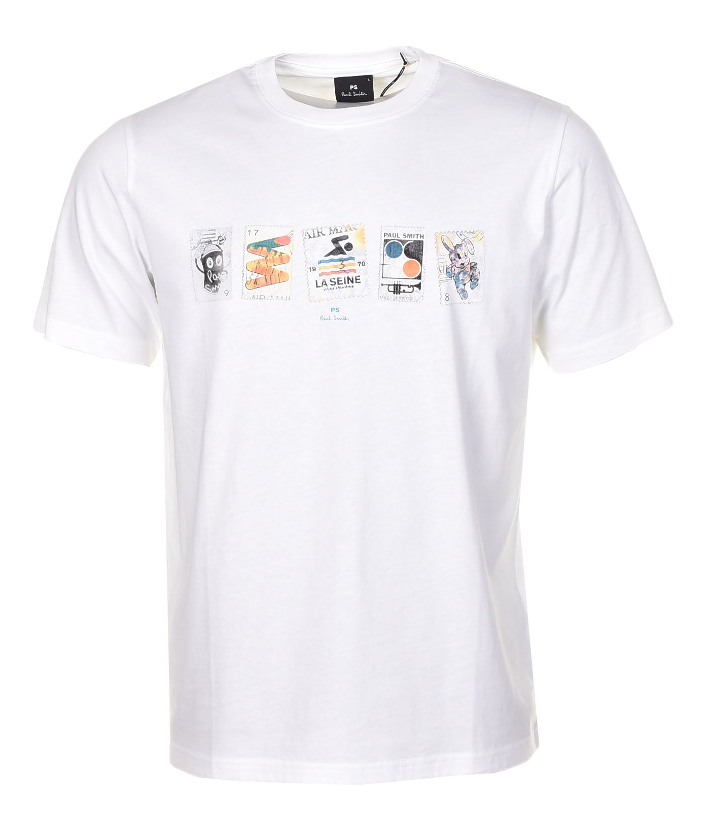 Regular Fit Stamps T Shirt White