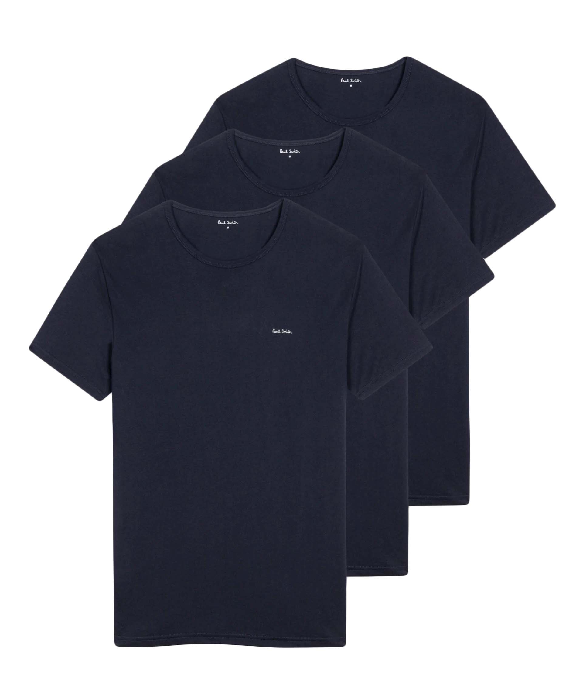 3 Pack Short Sleeve T Shirt Navy