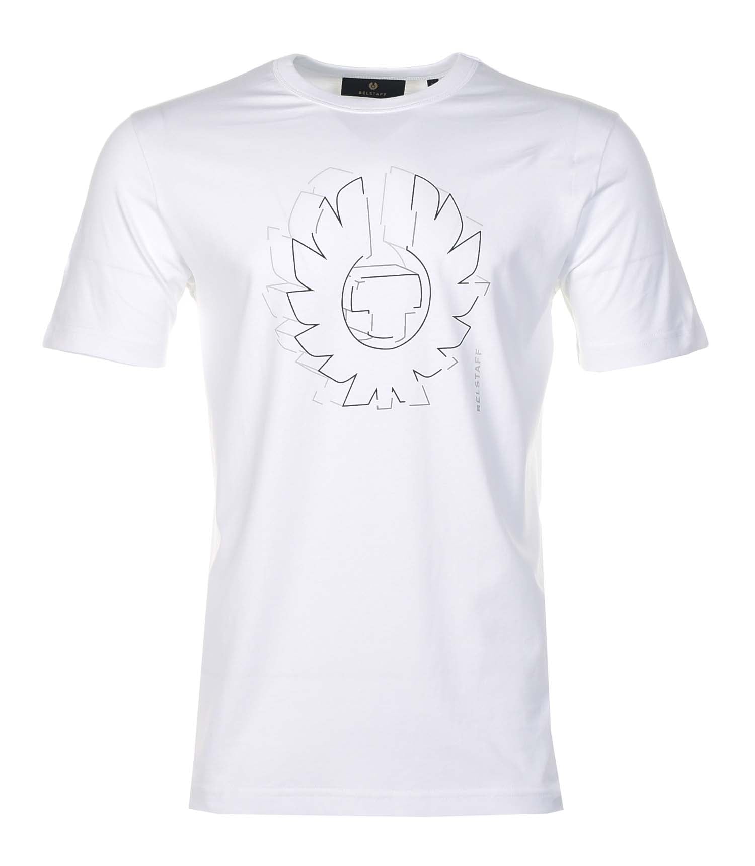 Deconstructed Phoenix Graphic T Shirt White