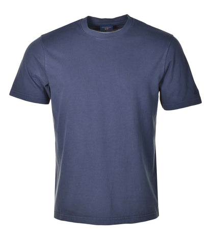 Short Sleeve Extra Soft Garment Dyed T Shirt  Navy