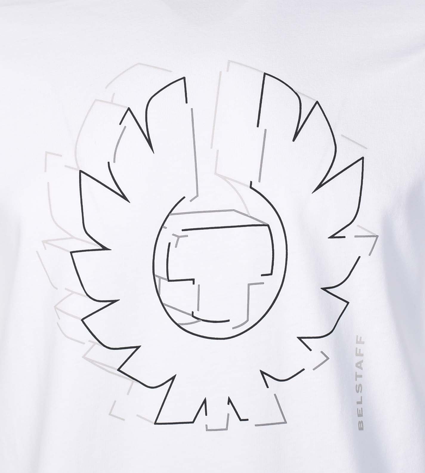 Deconstructed Phoenix Graphic T Shirt White