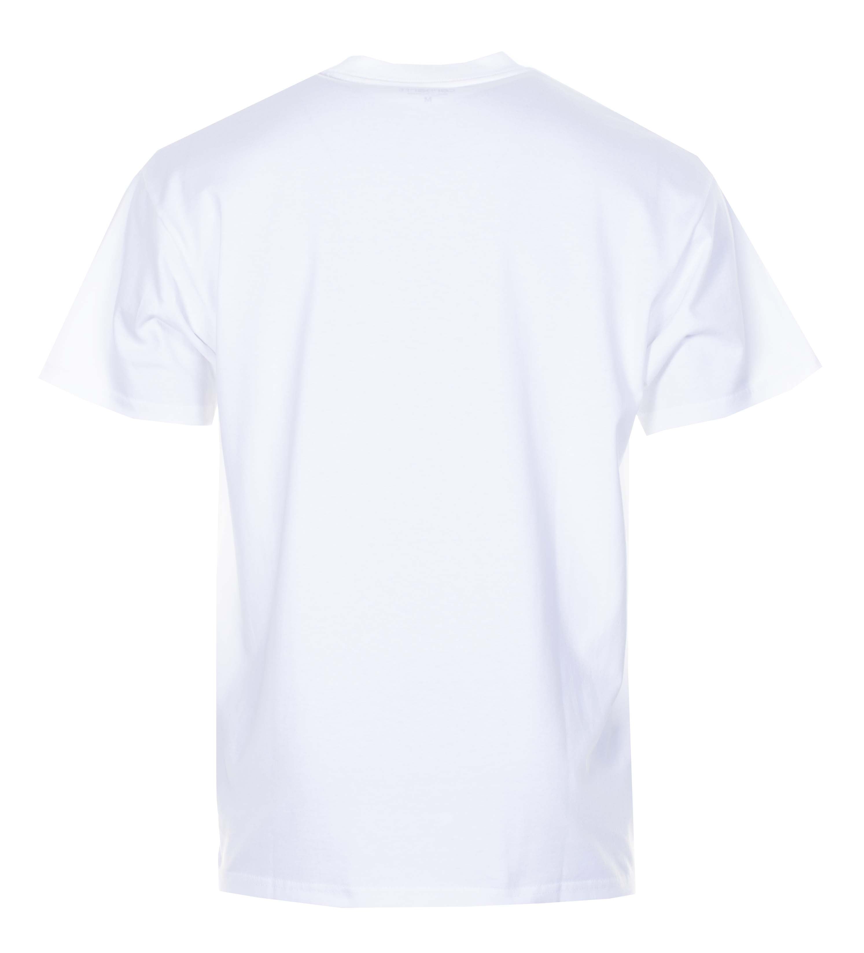 Short Sleeve Drip T Shirt White