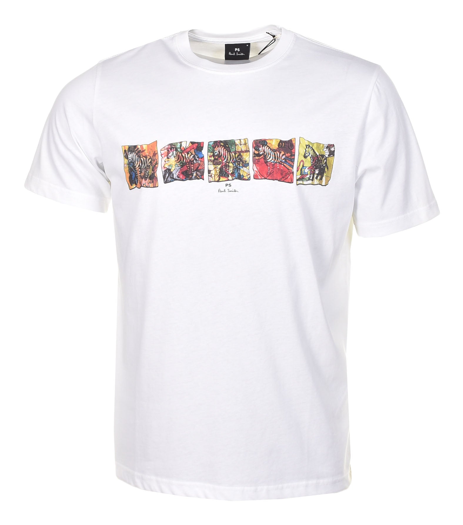 Regular Fit Zebras T Shirt White