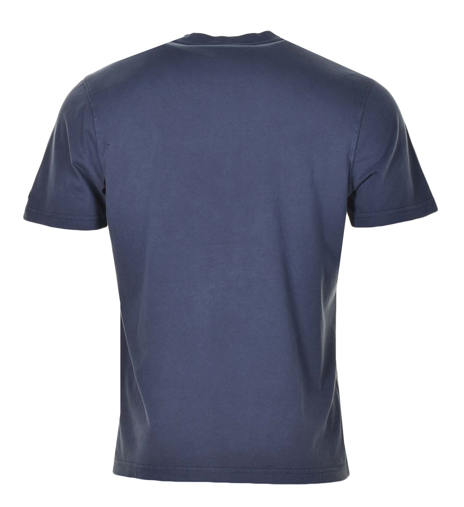 Short Sleeve Extra Soft Garment Dyed T Shirt  Navy