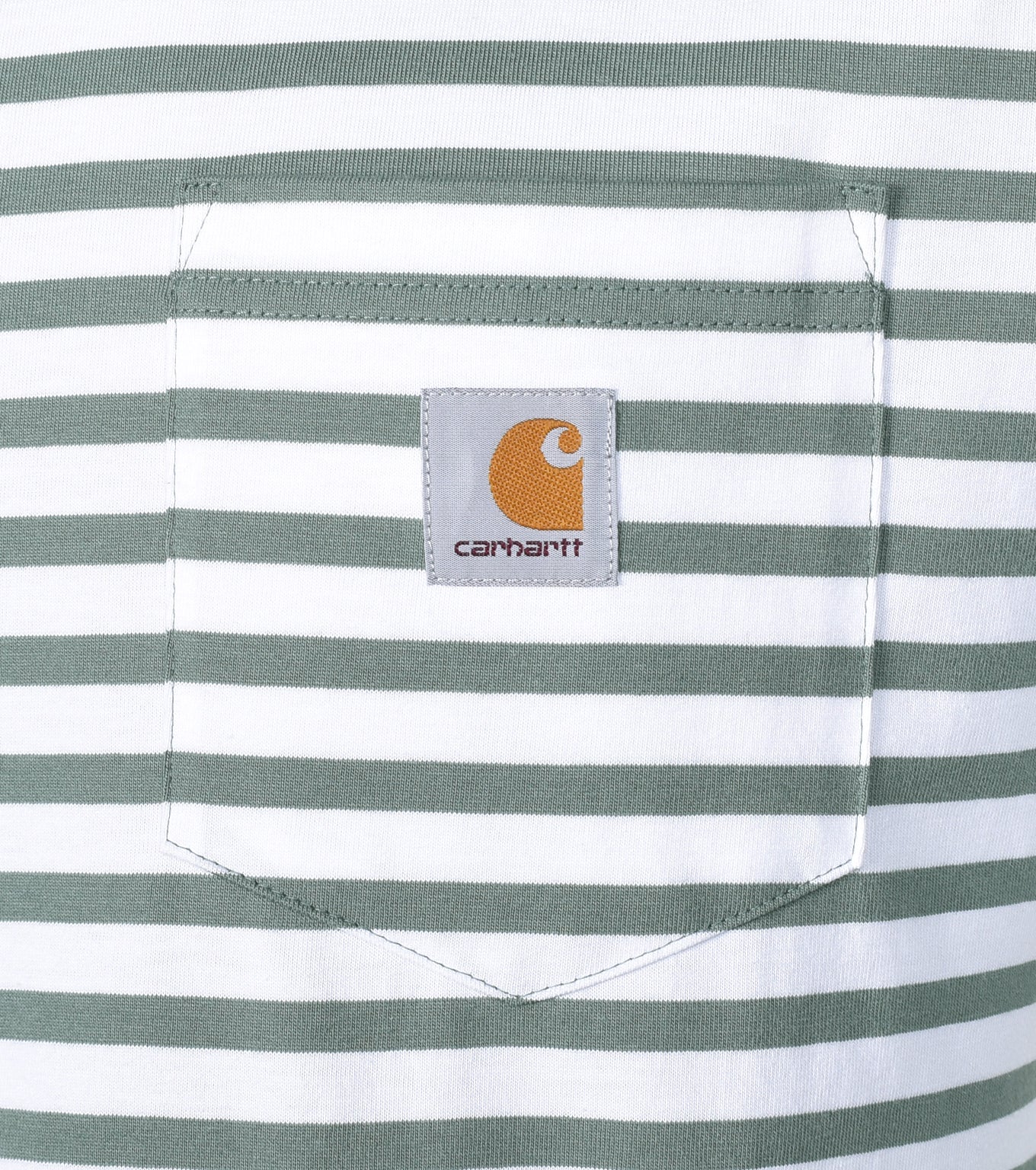 Seidler Pocket Stripe T Shirt Park / White