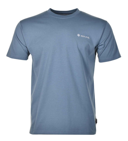 Snow Peak Logo T Shirt Blue