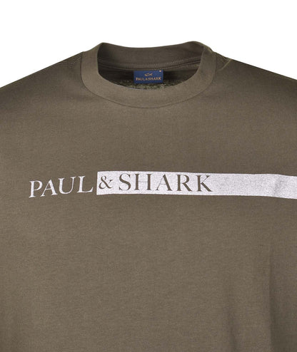 Short Sleeve Reflective T Shirt Olive Green