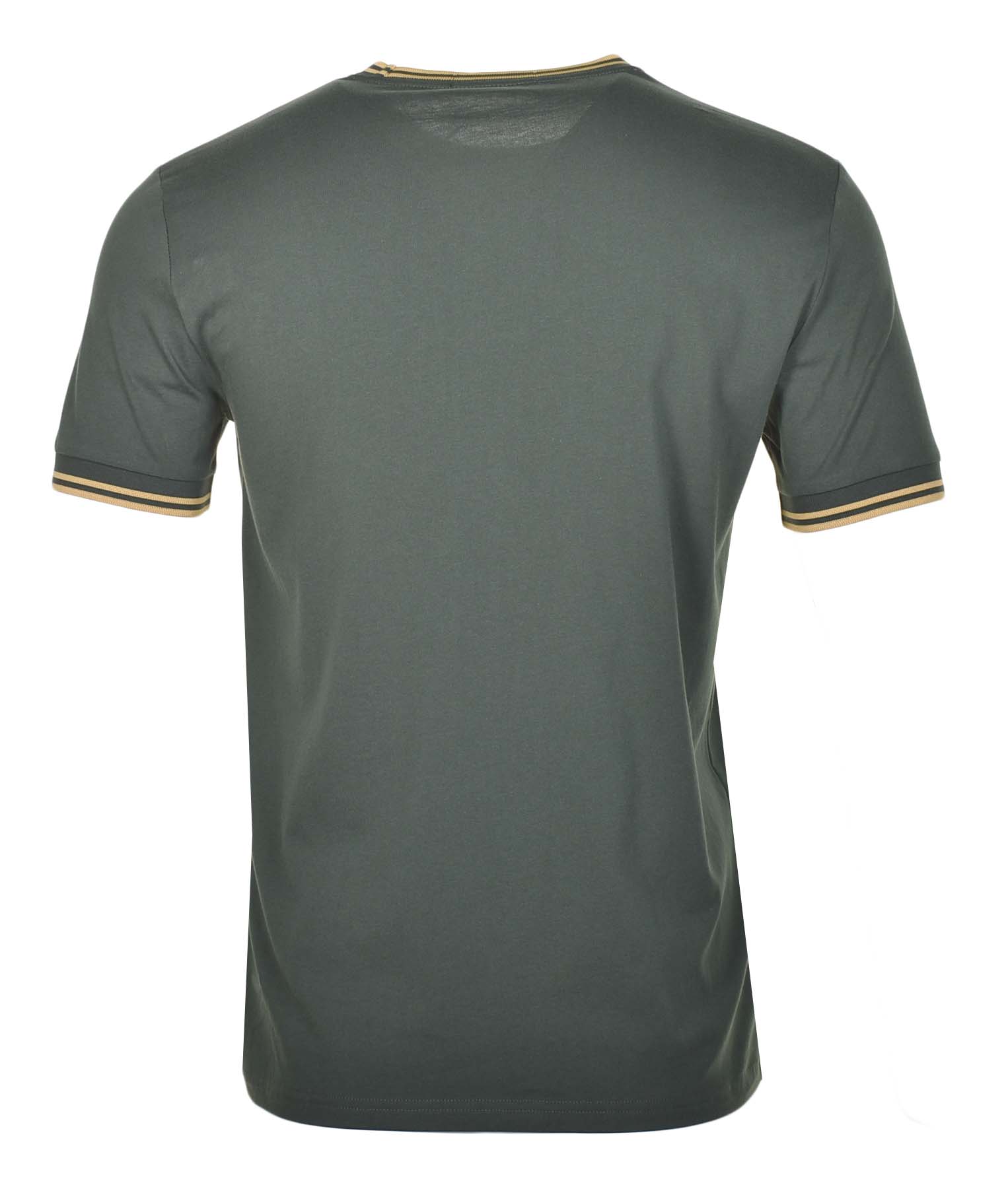 Twin Tipped T Shirt Court Green Honeycomb