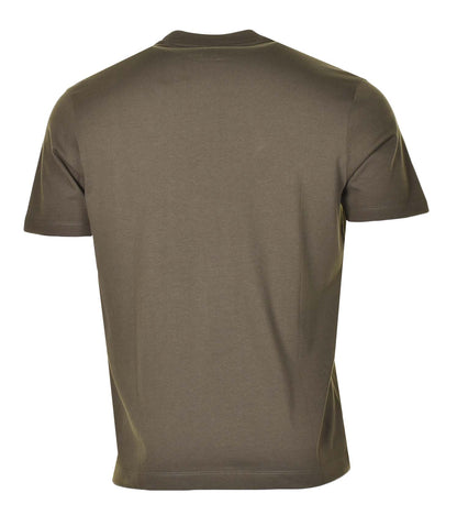 Short Sleeve Reflective T Shirt Olive Green