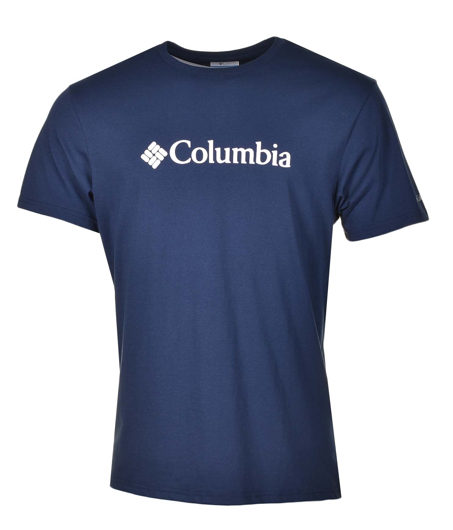 Short Sleeve CSC Basic Logo T Shirt Collegiate Navy White