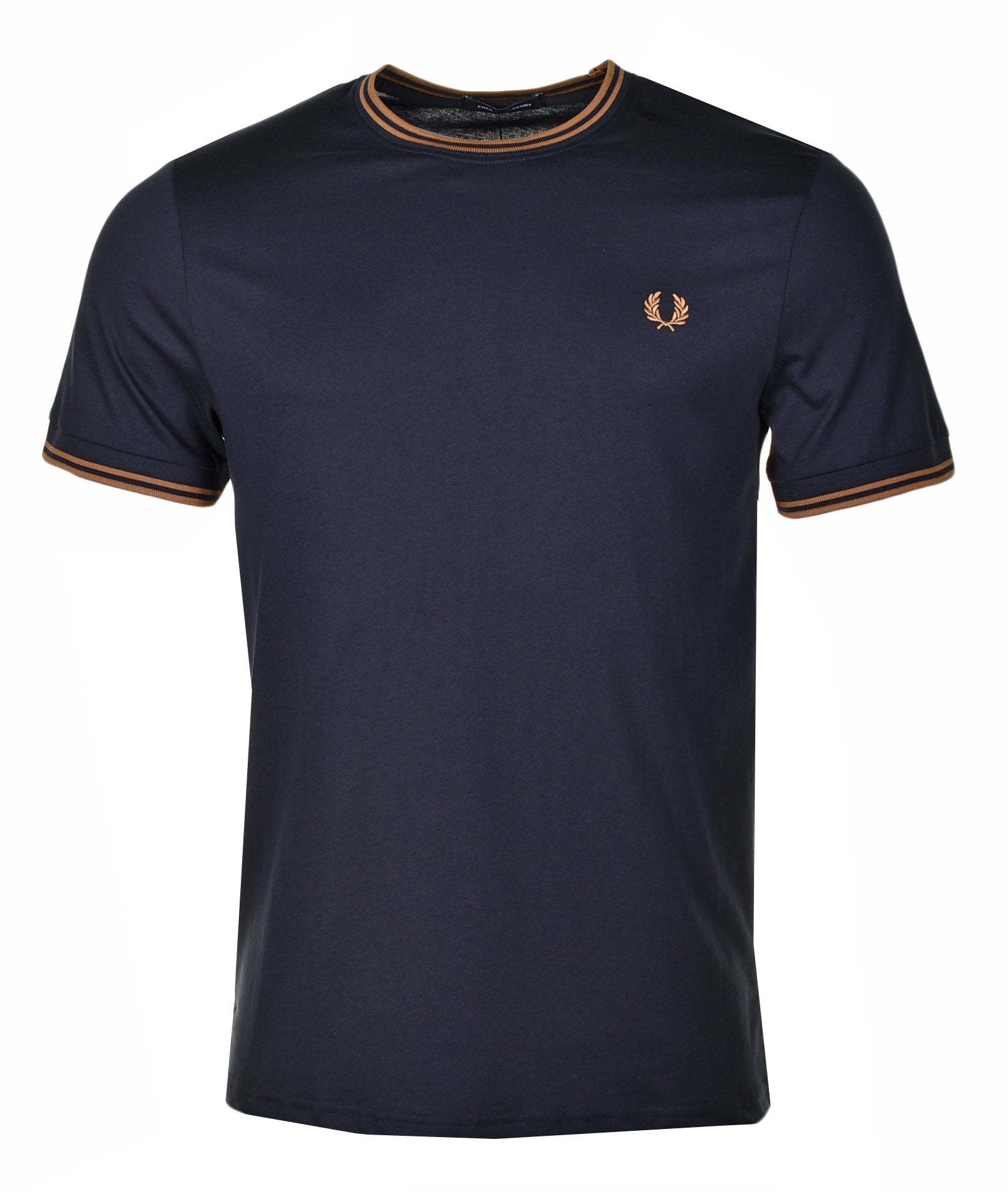 Twin Tipped T Shirt Navy Dark Caramel