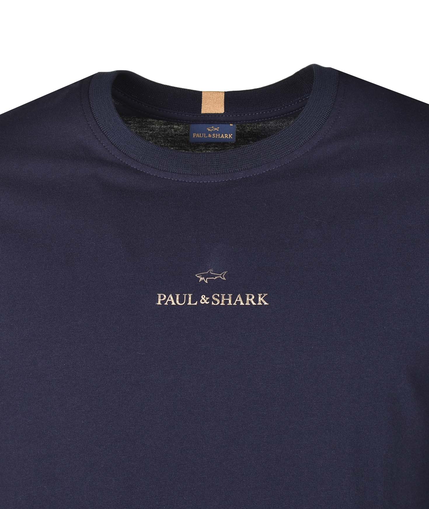 Short Sleeve Centre Logo T Shirt Navy