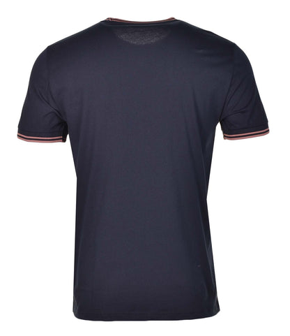 Twin Tipped T Shirt Navy Cinnamon